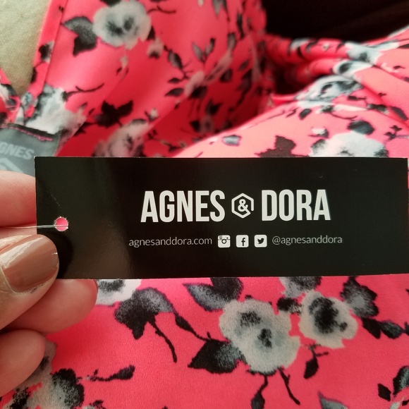 Agnes & Dora Plus Sz Pink Floral Flowy Kimono - Picture 12 of 12